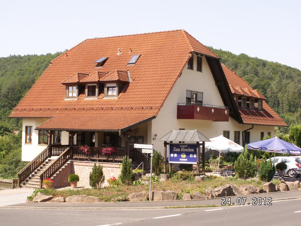 Landgasthof Zum Hirschen Hafenlohr Kültér fotó